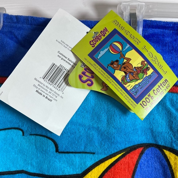 Vintage *NWT* Scooby-Doo Beach Towel Summer Cartoon Network Hanna-Barbera - Picture 3 of 5
